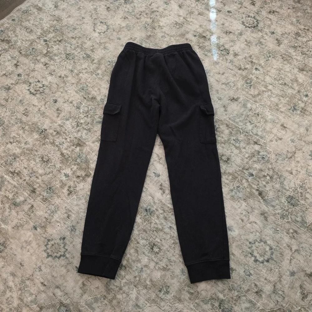 Jordan Boys XL Black Fleece Cargo Jogger Sweatpants Jumpman Logo 13-15 Years